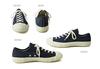 Moonstar Lifestyle GYM CLASSIC Canvas Made in Inner Vulcanized Black Size E Sneakers, Japan, Wingtip, Construction, Mono, 27.5 cm,