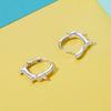 WOSTU Snake Dog Cat Ear Buckles Women 925 Silver Dachshund Hoop Earrings Girl Party Birthday Gift Minimalism Jewelry