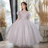 Girls' Elegant Princess Dress for Weddings, Birthdays, and Performances