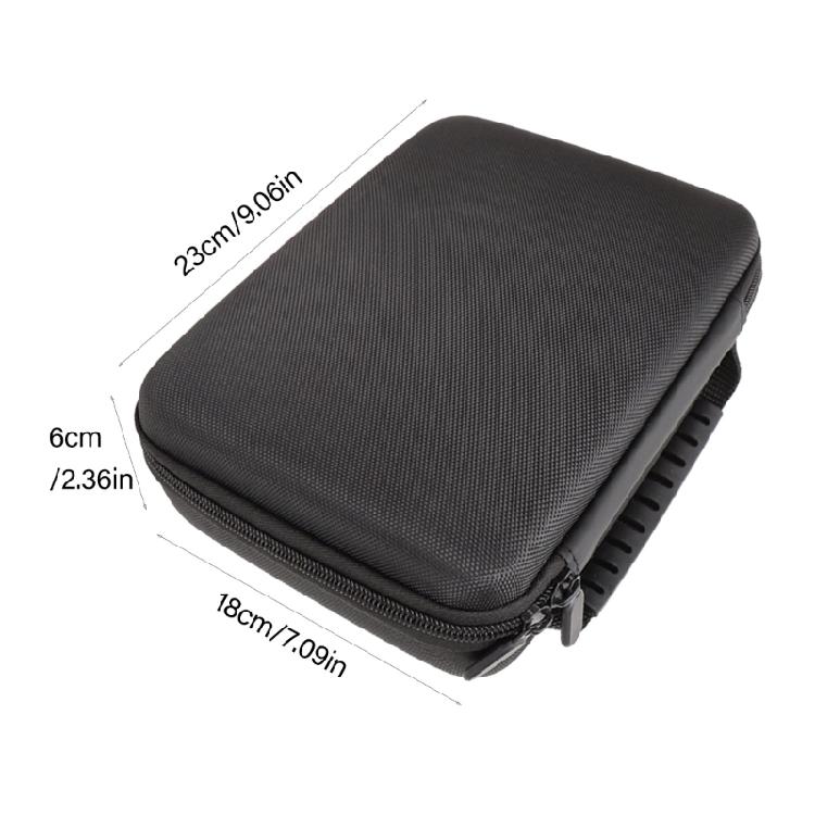 Portable Watch Storage Case Organizers Secure Zippered 6 Slot Box Pouch for Smartwatch Jewelry Small Items Accessories