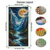 Snow Mountain Moon Castle Large Size Diamond Painting New Collection Scenery Diy Full Drill Rhinestone Embroidery Mosaic Cross Stitch Kits