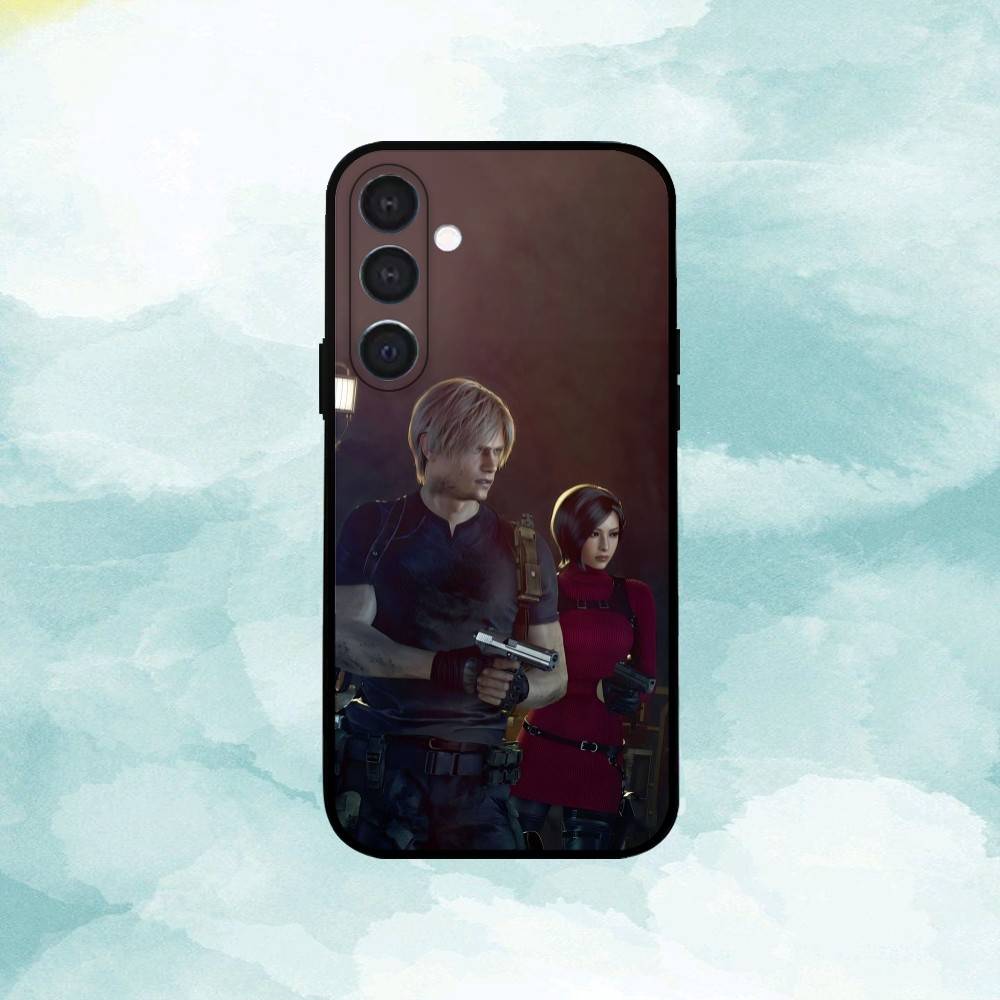 

R-Resident Ada Wong and leon E-Evils Phone Case For Samsung A73,72,71,A52,51,40,41,A22,A32,31,A13, Soft Black Shell Samsung a50 30s 50s