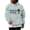 Sweatshirts For Men Christ Cross Pullover Hoodie Inspirational  Graphic Long Sleeve Sweatshirt