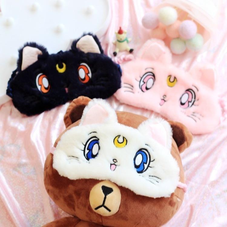 Lovely Eyeshade Sleeping Mask Travel Cartoon Anime Sailor Moon Blindfold Eye Cover