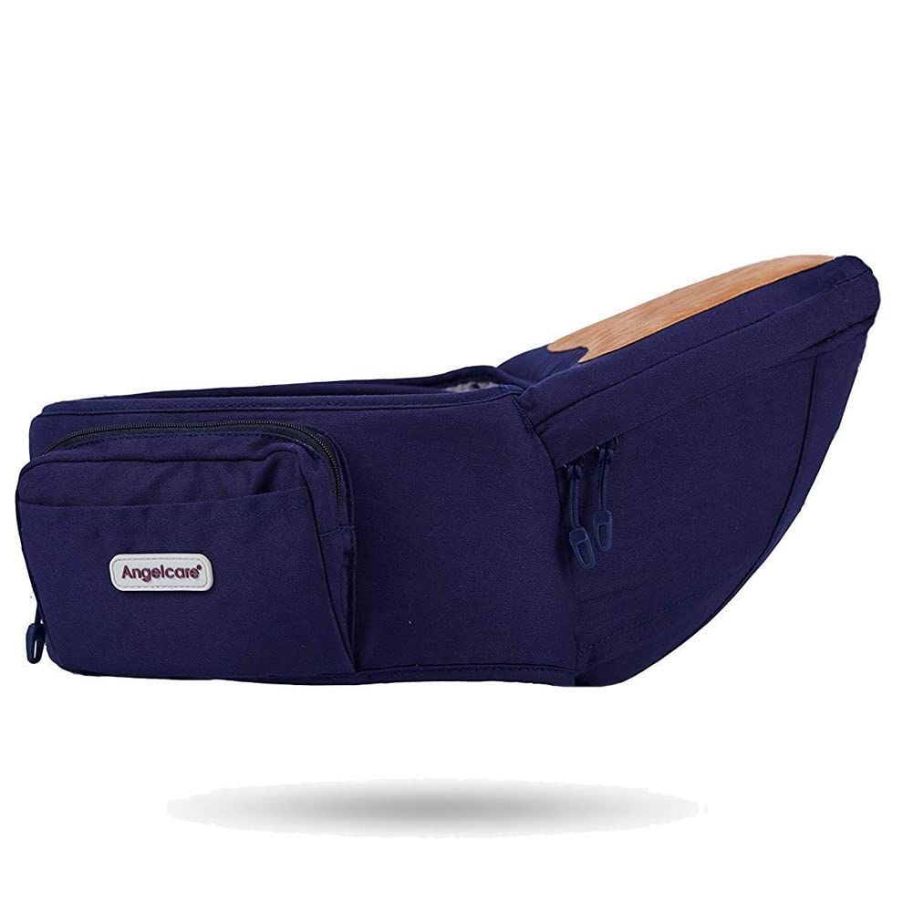 

Angelcare Hip Seat Baby Carrier Multifunctional Waist Pouch Included Easy to Wear Adjustable Newborn Brand [Japanese Product] (Dark Blue) темно-синього кольору
