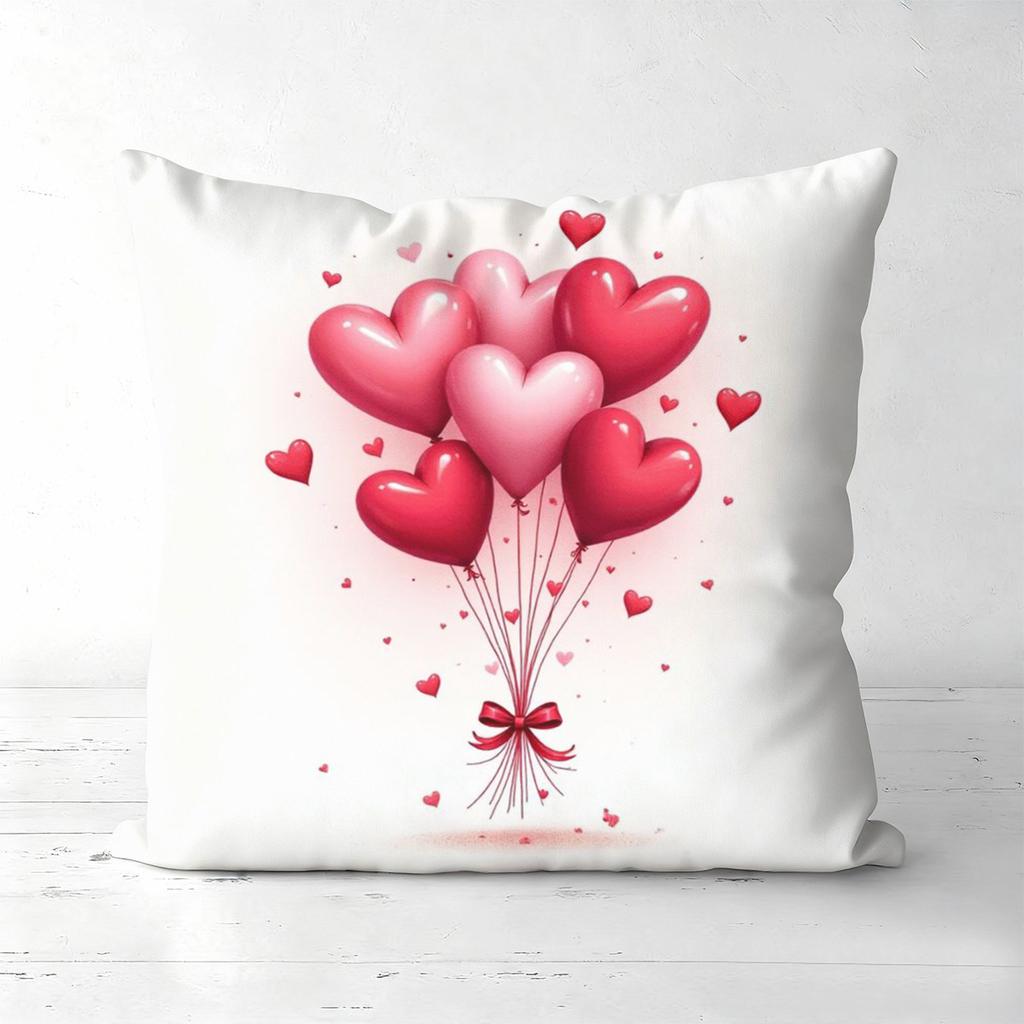 Heart Balloons Trucks Gift Boxes Cushion Covers Polyester pillowcase, sofa decorative cushion cov Headboard Pillow
