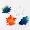 Christmas Table Decoration DIY Handmade Leaf Coaster Mold Christmas Series Crystal Epoxy Mold Resin Maple Leaf Silicone Molds