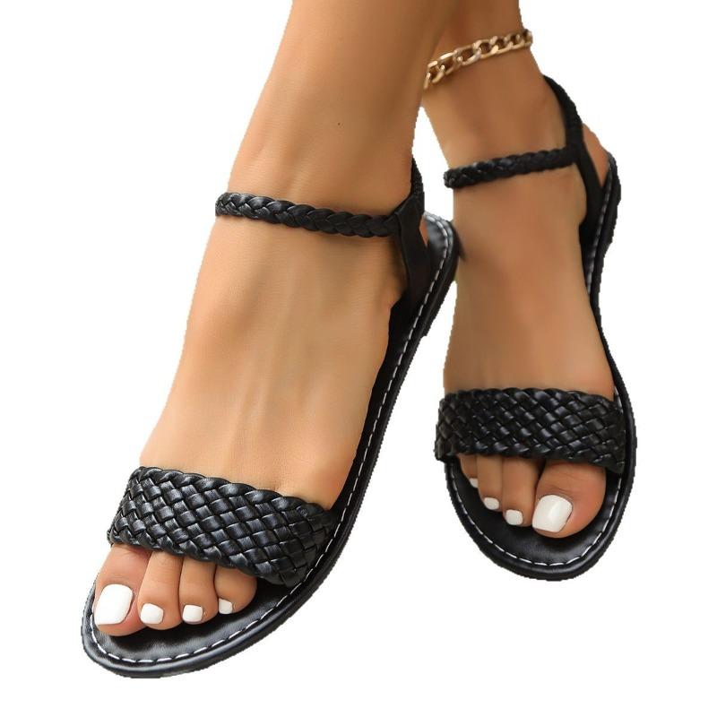 Women's Summer Bohemian Gladiator Sandals Woven Design