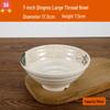 Huihuang 7-Inch Clear Lotus Melamine Noodle Soup Bowl