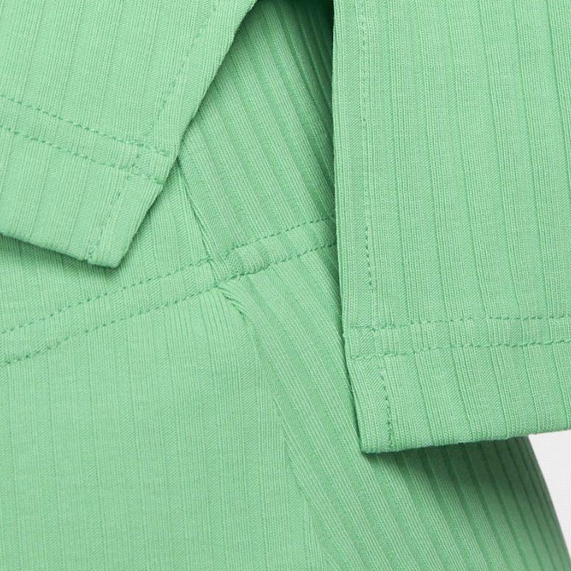 Nike Sportswear Ribbed Jersey Short-Sleeve Top Green DV7871-363