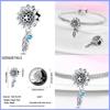 Fashion 925 Silver Colorful Dreamcatcher Charms Beads Fit Qikaola 925 Bracelets Exquisite DIY Jewelry Gifts