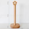 Beech Paper Towel Stand Punch- Standing Movable shaped Floor