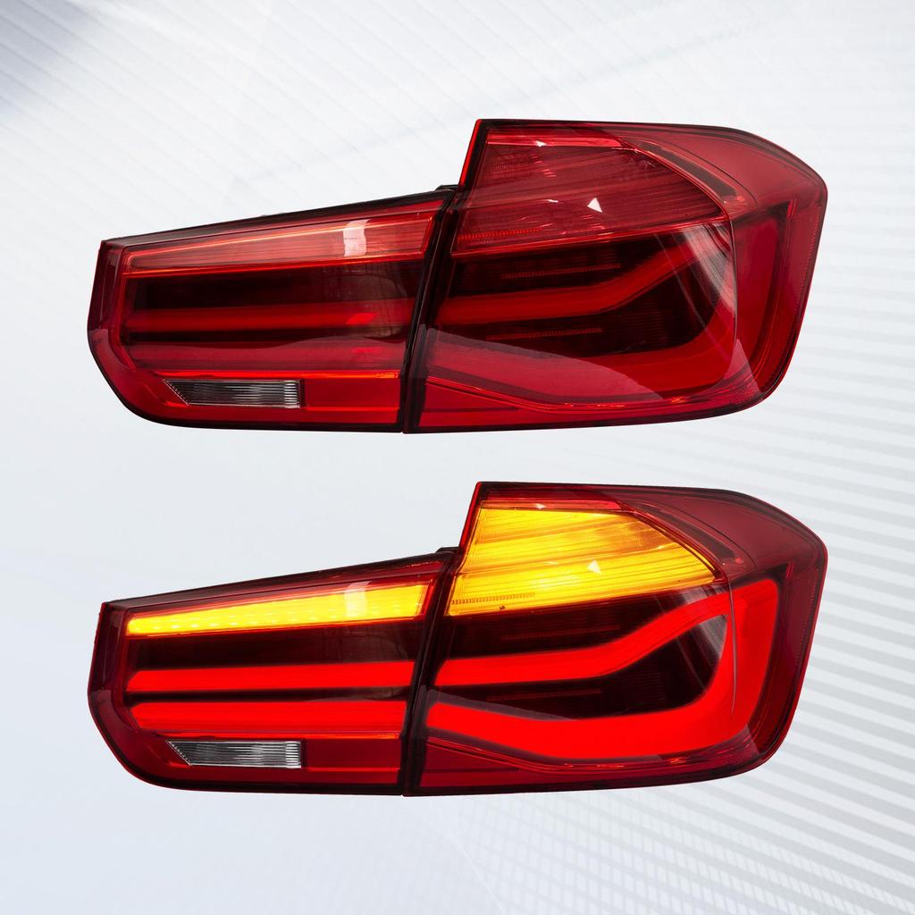 Compatible with 2013-2018 BMW 3 Series F30/F35 Rear MP Style LED Sequential Signal Daytime Running Brake Light.