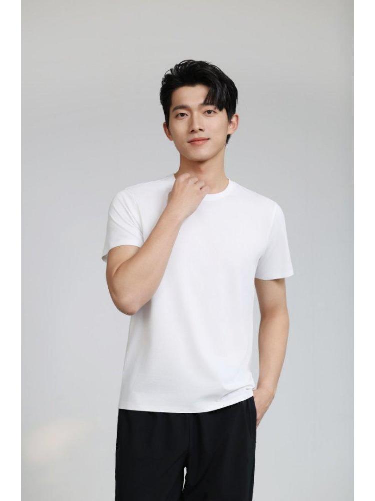 Summer Men's and Women's Short Sleeve T-shirt Soft Lightweight Unisex Cool  Round Neck Tshirt YG-253