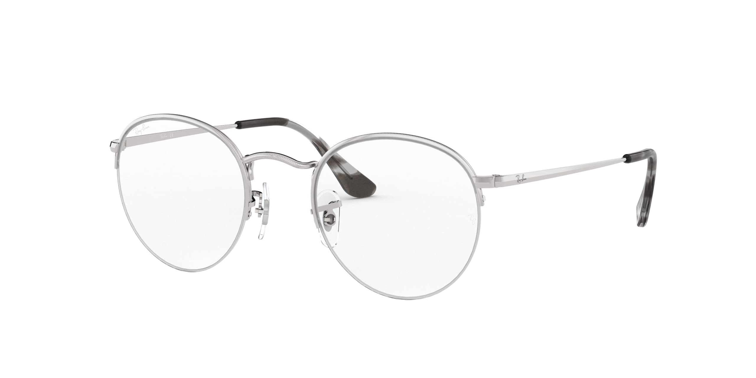 

Eyeglasses 0RX3947V ROUND GAZE Japan 51 2501 SILVER Lightweight [Ray-Ban] (FREE Size) (Silver)