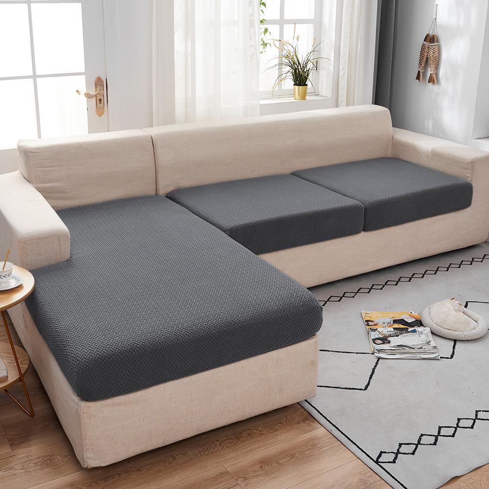 1Pc Stretch Sofa Cover Elastic Fit Soft Texture Jacquard Sofa Slipcover For Living Room Sofa Protector Couch Cushion Cover