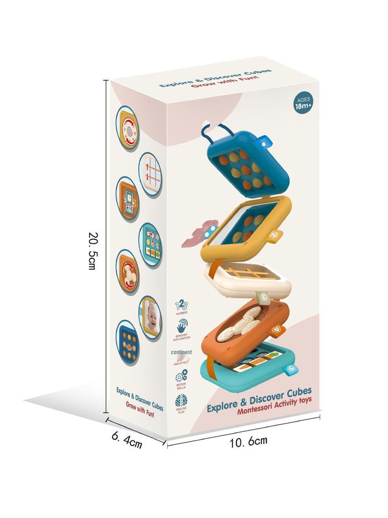 Infant Educational Sensory Stacking Cubes