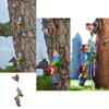 Creative Garden Decoration Micro Dwarf Climbing Figurine Made Of Durable Resin Material