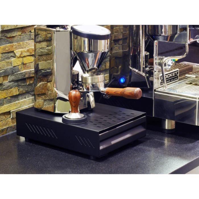 Tiroir à café - SCARLET BIJOUX - Professionale - Acier inoxydable - Noir - Antidérapant