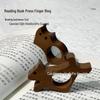 Black Walnut Thumb Book Holder & Bookmark – One-Handed Reading Accessory