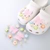 Seven-Color Flower Hole Shoe Buckle - Detachable DIY Decorative Accessories
