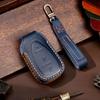 Leather Car Key Case Cover Fob Protector Shell for Chevrolet Chevy Cruze Cavalier Malibu Xl Equinox Sail JM Trax Keychain Holder
