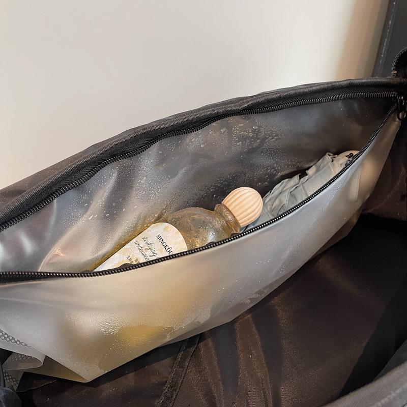 Velkokapacitní sportovní fitness taška, cestovní taška na zavazadla, suchá a mokrá samostatná crossbody taška, oddělené tašky na boty