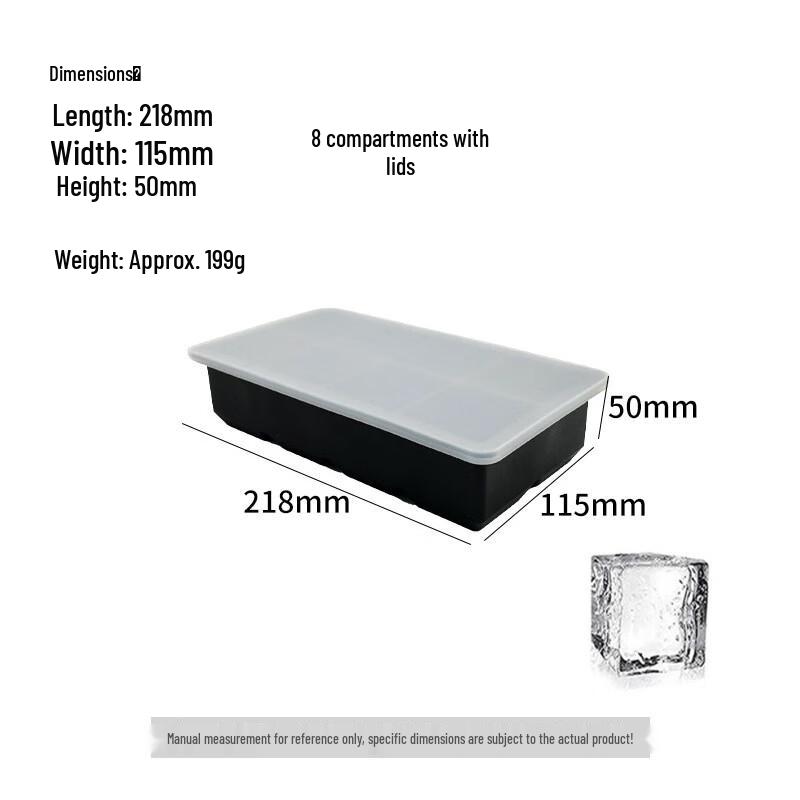 

Anvelo 8-Grid Press-Type Silicone Ice Tray