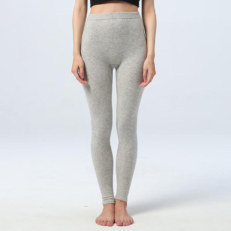 Women's Thin 100% Wool Knit Thermal Leggings