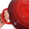 Le Creuset hrnec Cocotte Ronde Red 06 Creuset/Le Two-handed 21177-20cm (Stříbrný knoflík) [Položka]