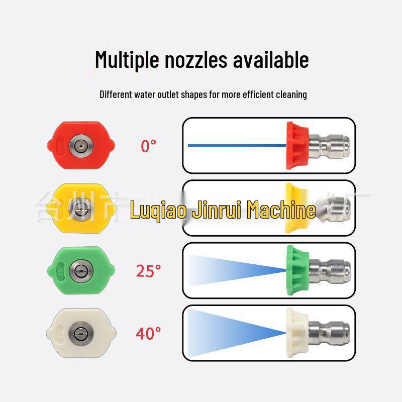 Stainless Steel High-Pressure Car Wash Water Gun with Anti-Tangle Design and Ceramic Valve, Pressure Resistant up to 350 kg.