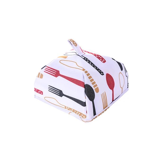Creative Foldable Vegetable Cover Dining Table Cover Food Insulation Cover Aluminum Foil Food Cover Dining Table Dust Cover 1PC