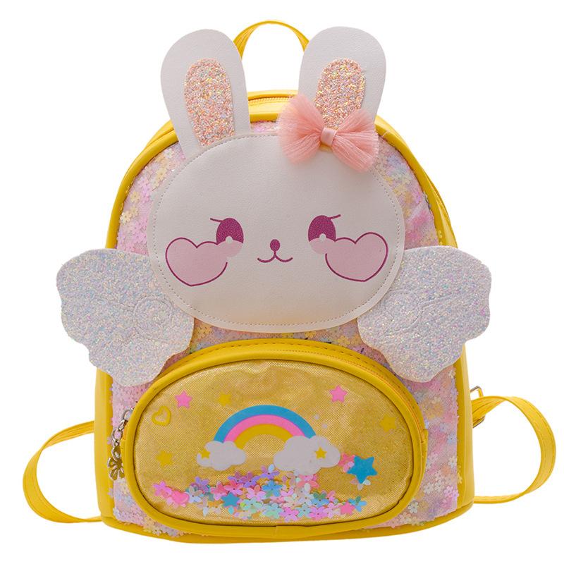 

Children s schoolbag sweet kindergarten backpack new fashion girls bunny kindergarten children s backpack