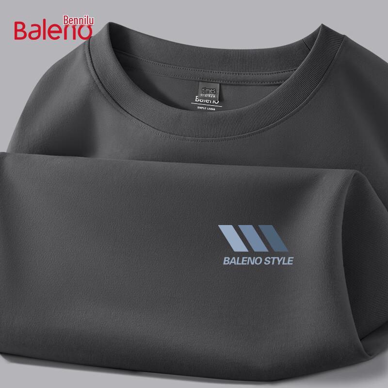 Baleno Men s Pure Cotton Long Sleeve Crew Neck Tee 3XL