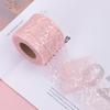 1Roll Party Decoration Headdress Bow Material Embroidery Organza Gift Wrapping Ribbon