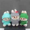 For 15/17cm Labubu Doll Clothes Colorful Striped Sweatshirt Suit for Ropa Labubu Replacement Decorative Accessories