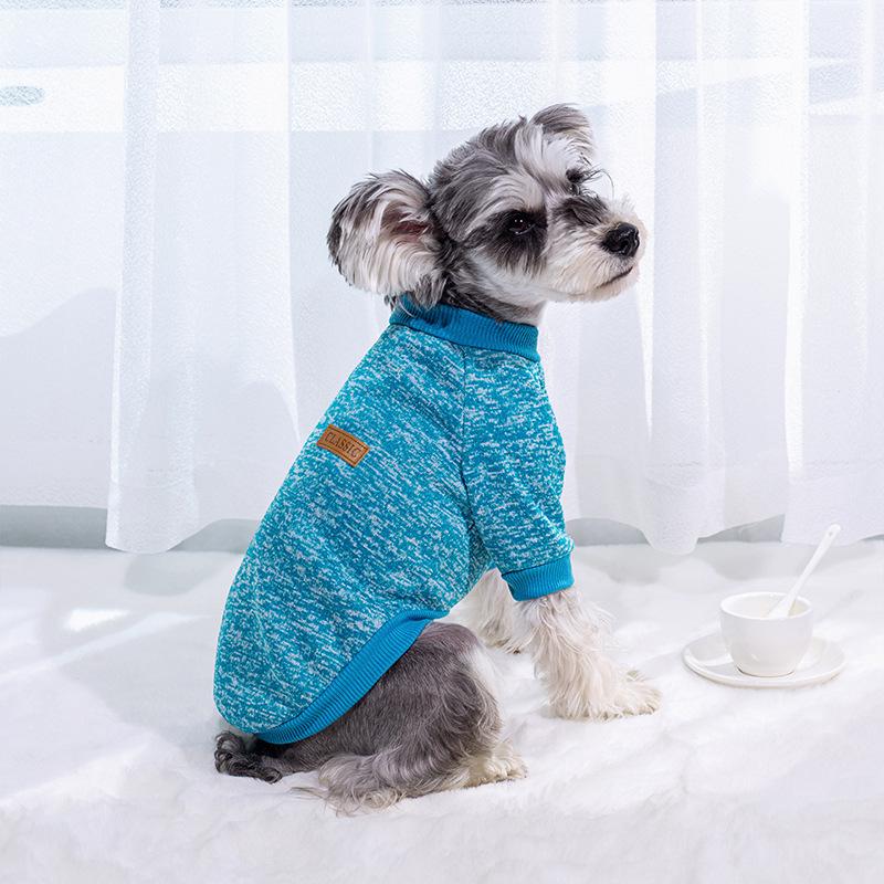 Two-Legged Multi-Color Thin Fleece Pet Sweatshirt for Dogs & Cats - Autumn/Winter