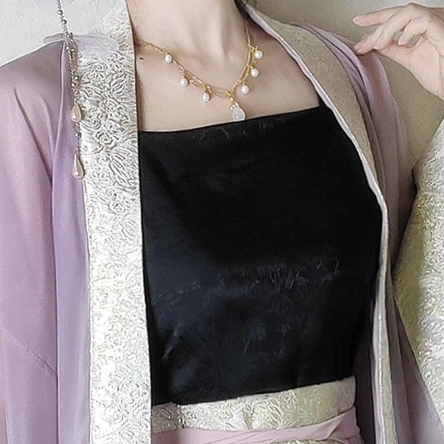 Chinese Song Dynasty Style Hanfu Jacquard Daily Commuting Improvement Suit For Women