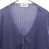 Mila Owen Long Sleeve Ribbed Camisole Cardigan Blue Ensemble Women Used