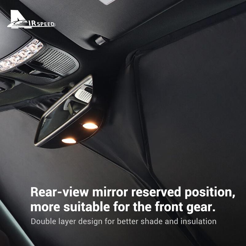 Car Accessories For BMW X1 U11 - IX1 Foldable Sun Umbrella Front Windshield Sun Shade Umbrella Portable Anti-UV Interior