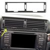 Real Carbon Fiber Central Air Vent Outlet Cover Trim For BMW 7 Series E38 94-01