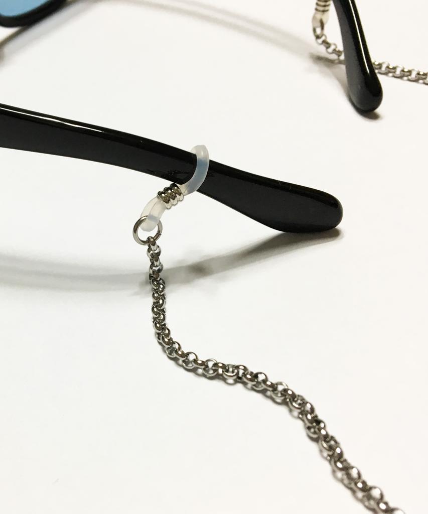 Segseuto [Surgical Steel][Eyeglass Chain] W-Type 002 Silver