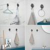 Suction Cup Hooks for Shower, Heavy Duty Vacuum Shower Hooks for Inside Shower, Gun Silver-Plated Plished Super Suction for Kitchen Bathroom