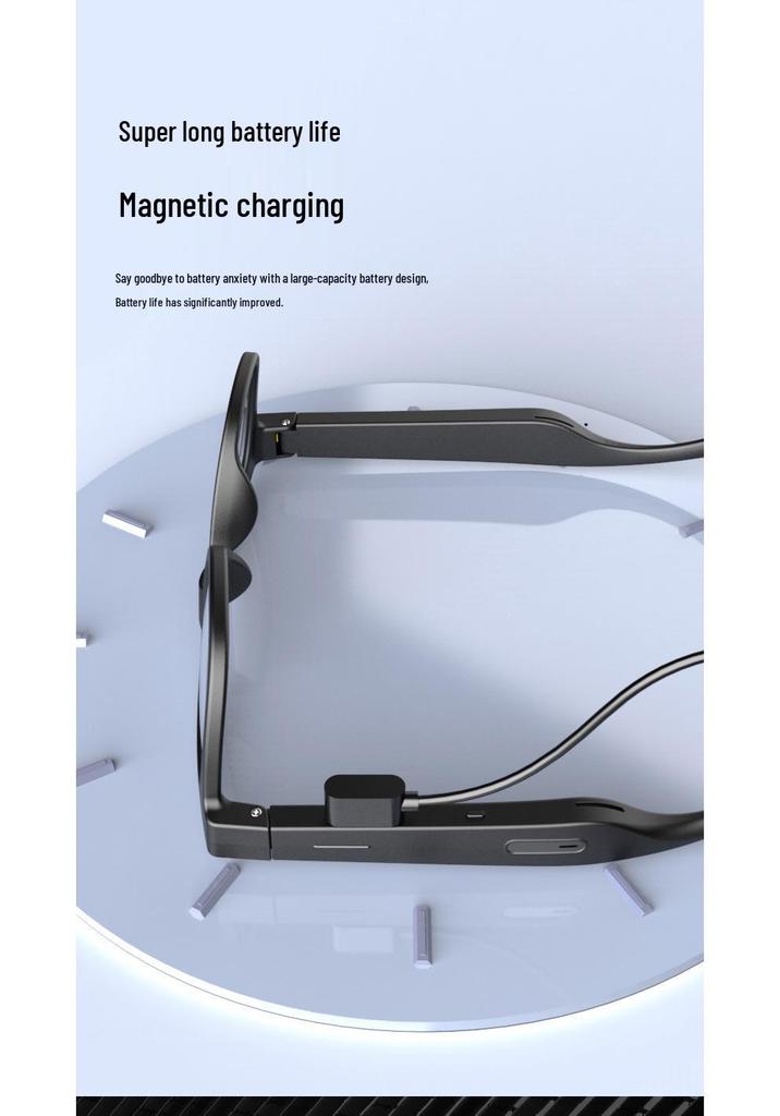 SG60 Smart Translation Bluetooth Glasses: Sun Protection, High Elasticity, Clear Sound, Smart Call Lens