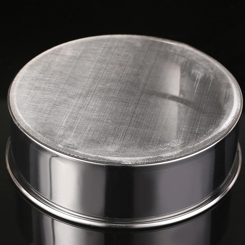 Stainless Steel Handheld Flour Sifter with 40 Mesh Fine Sieve