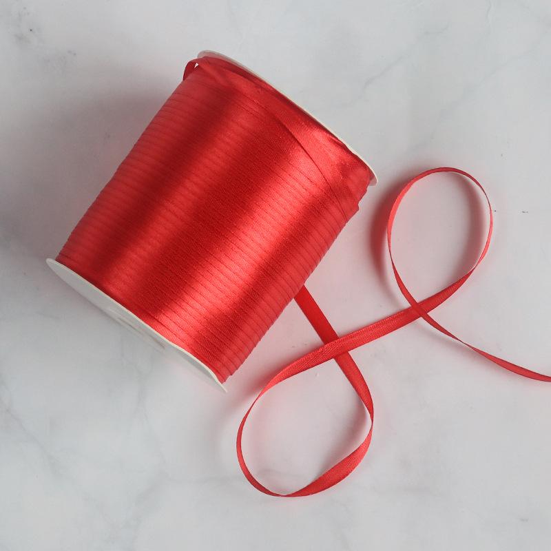 Elegantes Multifunktions-Rotes Band Verschlüsseltes Polyesterband Schleifenband Geschenkverpackung Dekoration Hochzeit Blume Kuchen Neujahr Bindeband Heimdekoration