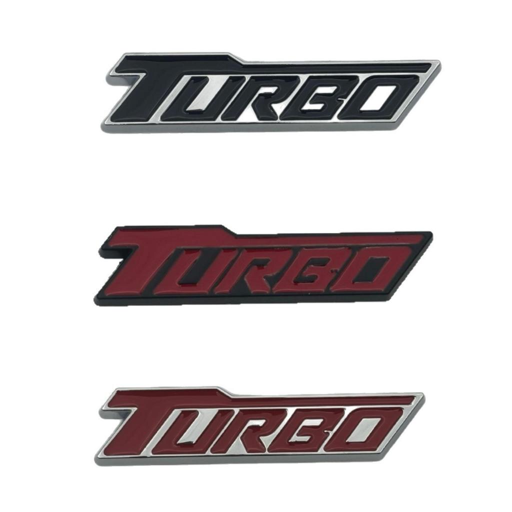 Turbocharged Metal Car Emblem for Chevrolet Cruze Malibu Rear