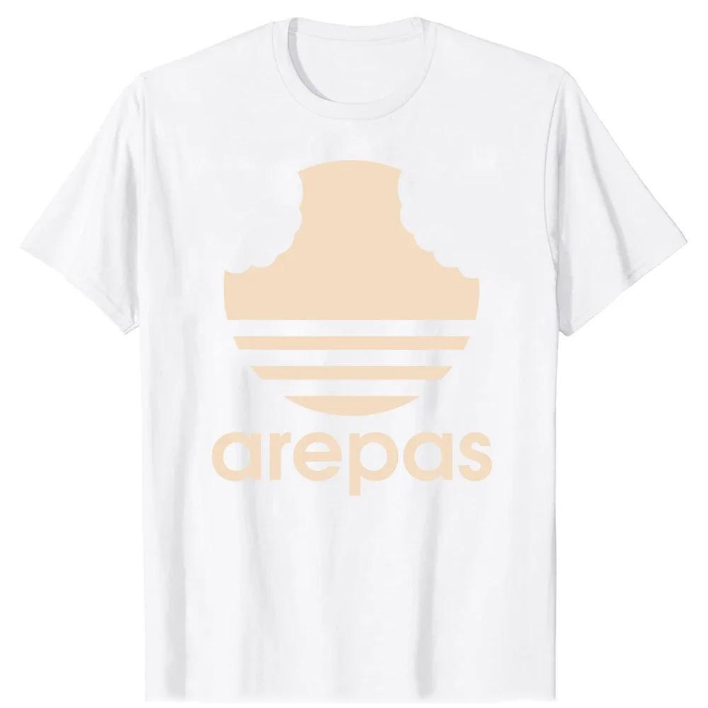 Arepas Funny Colombian Venezuelan Arepa T Shirts Summer Graphic Cotton Streetwear Venezuela Flag Gifts T-shirt Mens 71837