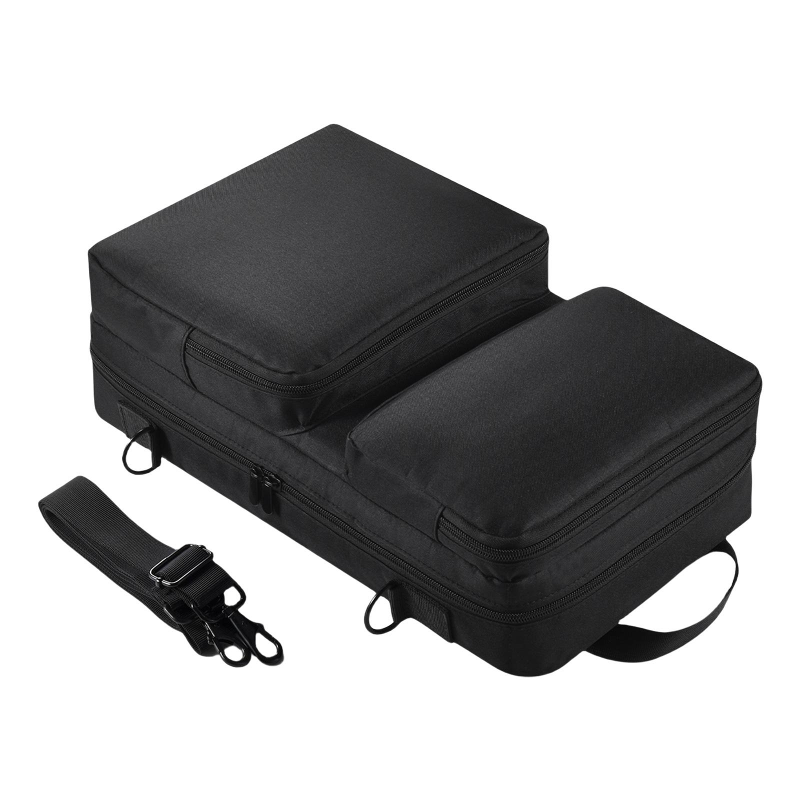 

Multifunction DJ Equipment Backpack Portable Travel Carry Case Pouch with Soft Lining for DDJ-FLX 2/DDJ-200 Disc Player 1