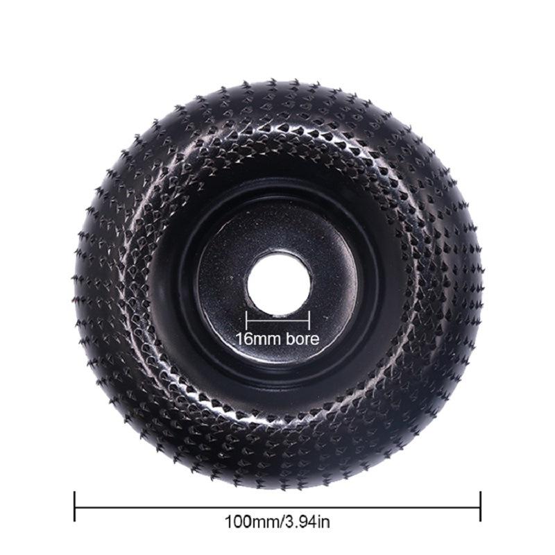 Wood Shaping Sanding Disc, Tea Tray Carving Buffing Pad, Angle Grinder Wood Carving Burr Disc Polishing Wheel